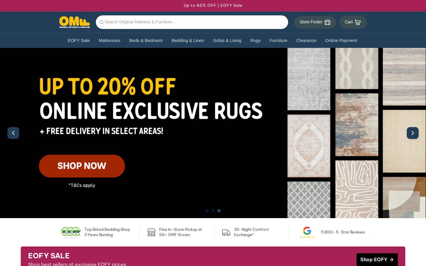 omf.net.au homepage screenshot
