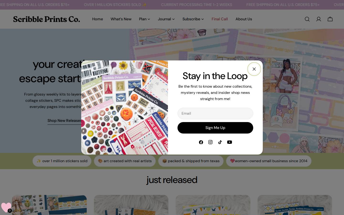 omgspc.com homepage screenshot