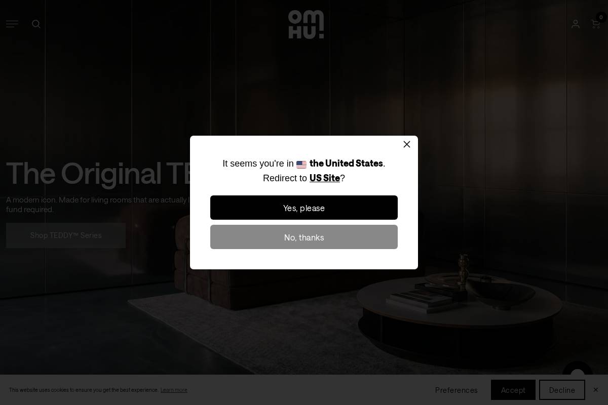 omhucph.com homepage screenshot