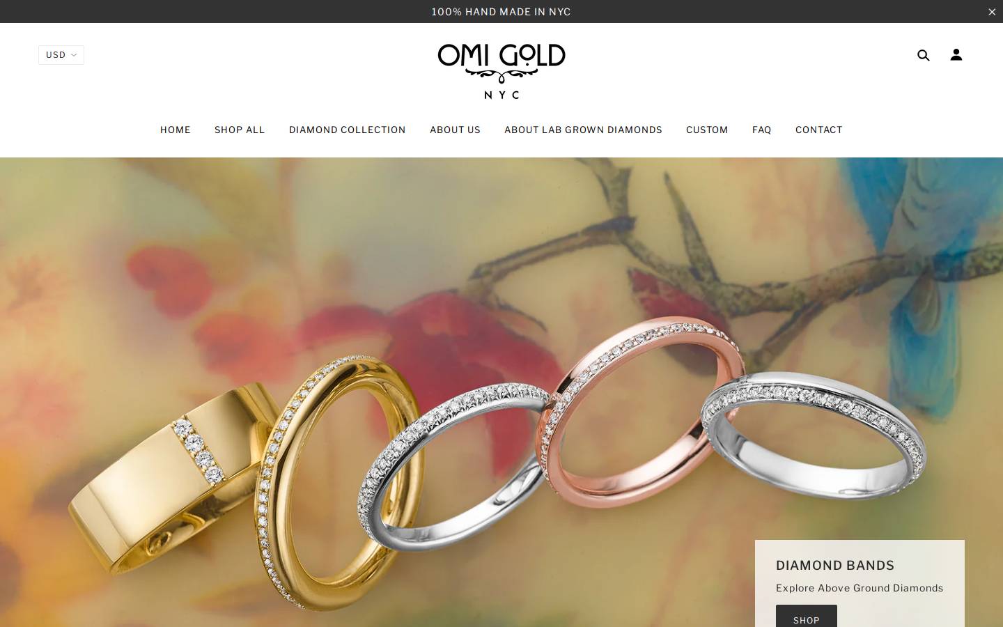 omigold.com homepage screenshot