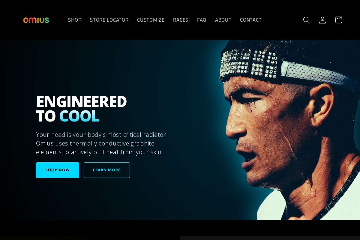 Omius Inc. homepage screenshot