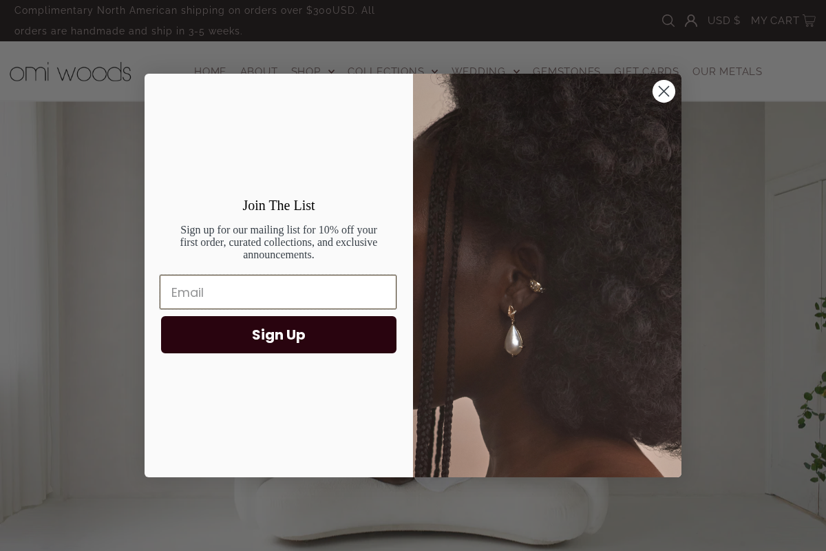 omiwoods.com homepage screenshot