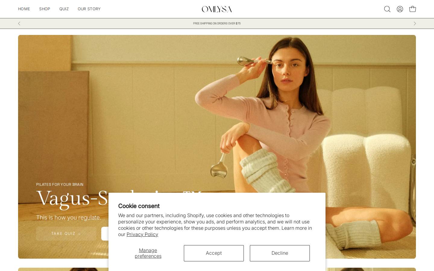 omlysa.com homepage screenshot