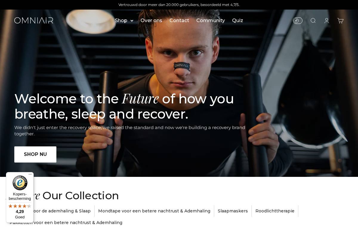 Omniair homepage screenshot