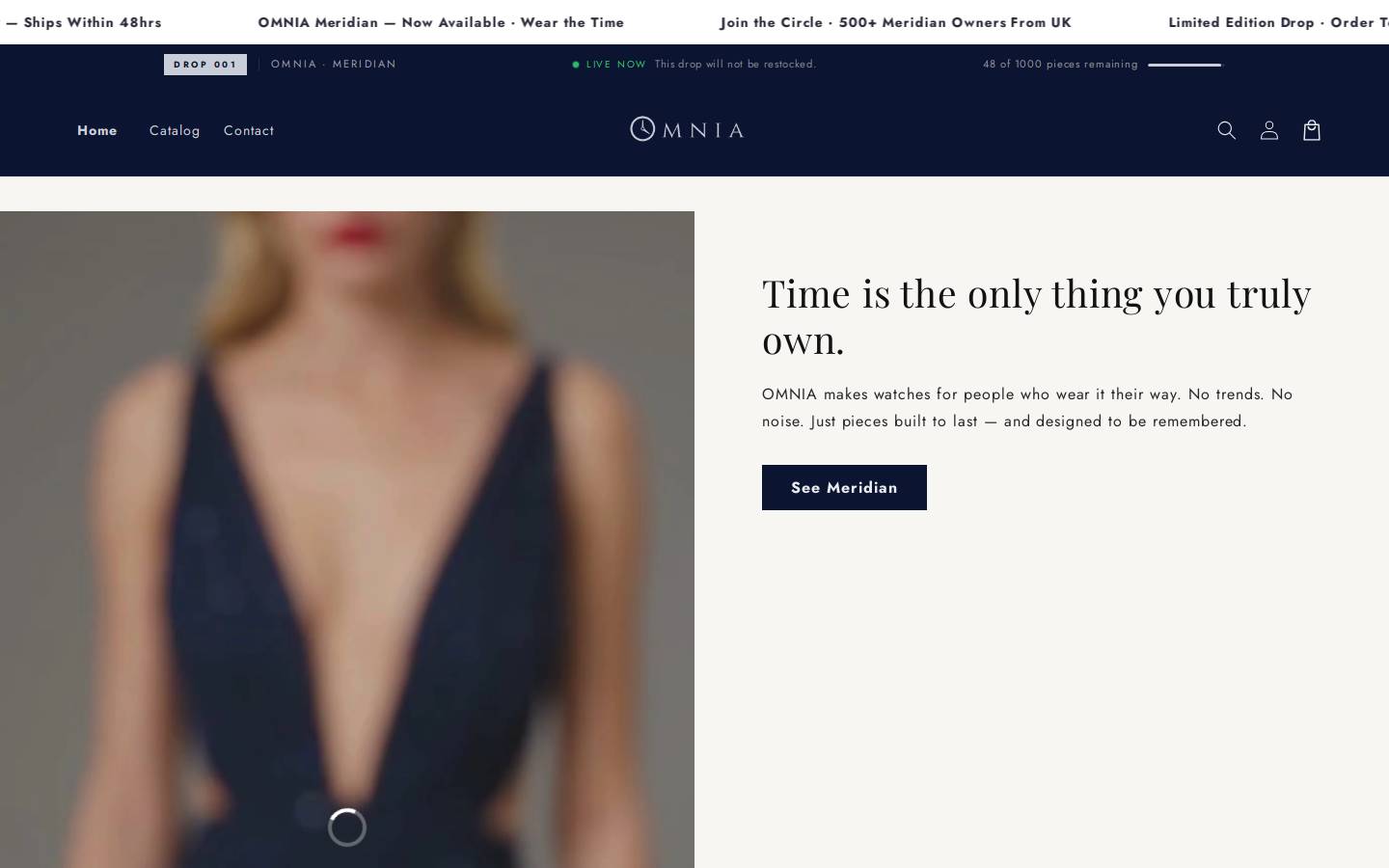 omniawatch.com homepage screenshot