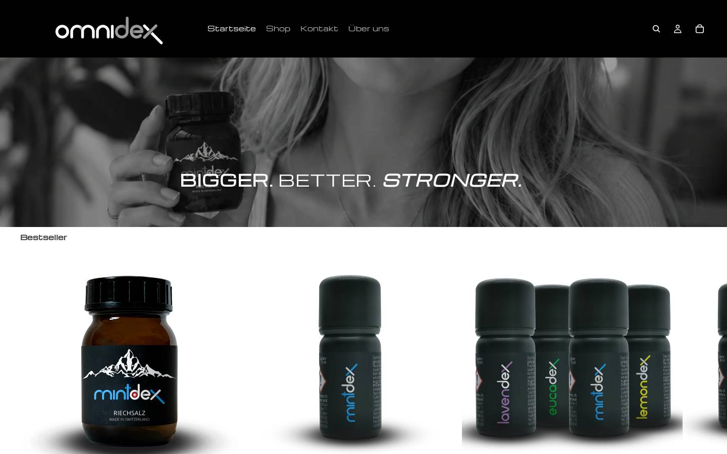 omnidex.ch homepage screenshot