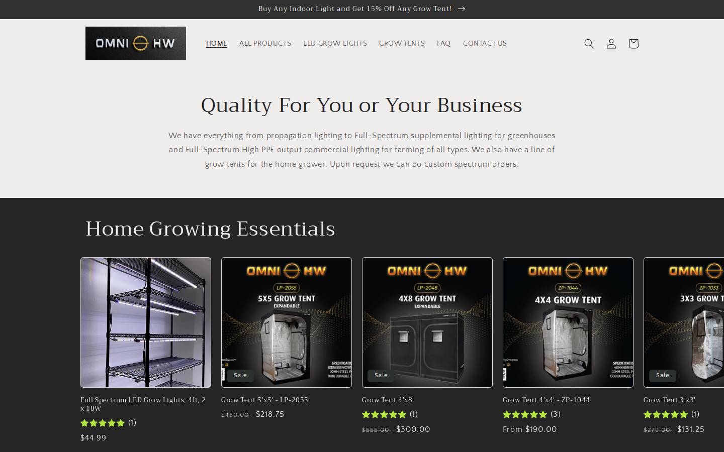 omnihw.com homepage screenshot