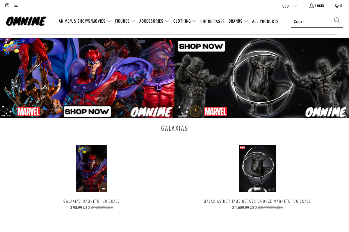 Omnime homepage screenshot