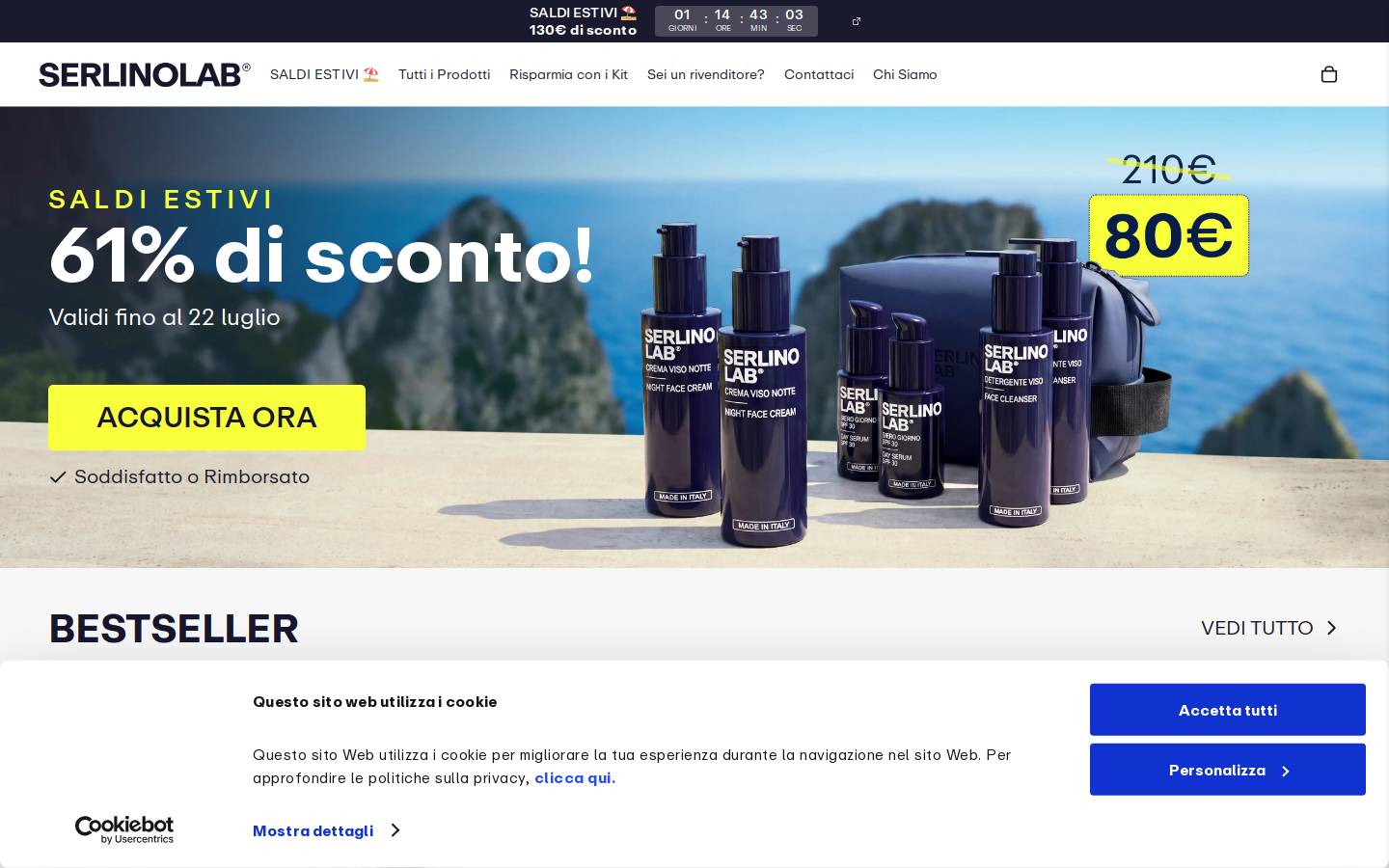 SerlinoLab homepage screenshot