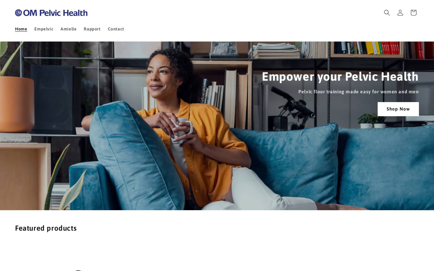 ompelvichealth.com homepage screenshot