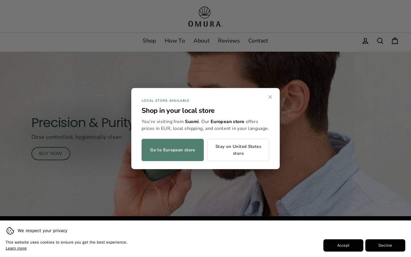 omura.com homepage screenshot