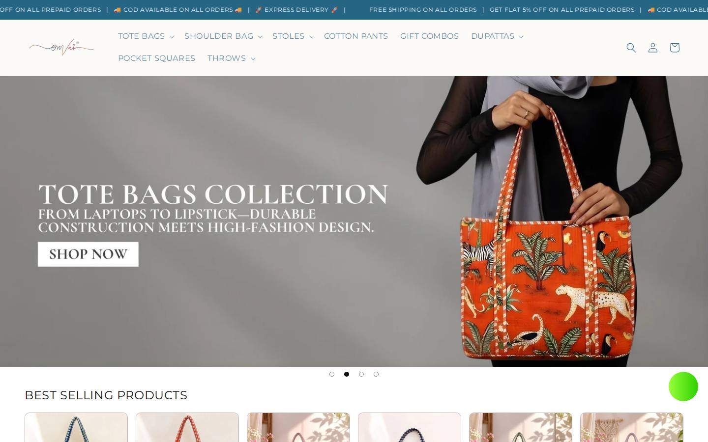 omvai.in homepage screenshot