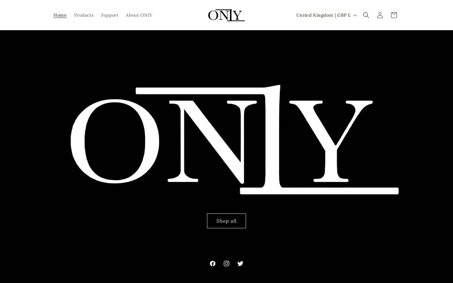 on1yworld.com homepage screenshot