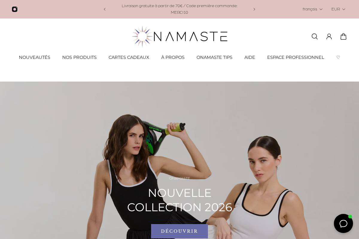 Onamaste homepage screenshot