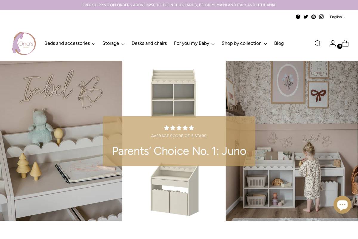 onasfurniture.com homepage screenshot