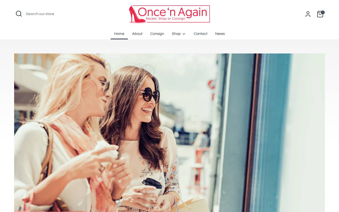oncenagain.com homepage screenshot