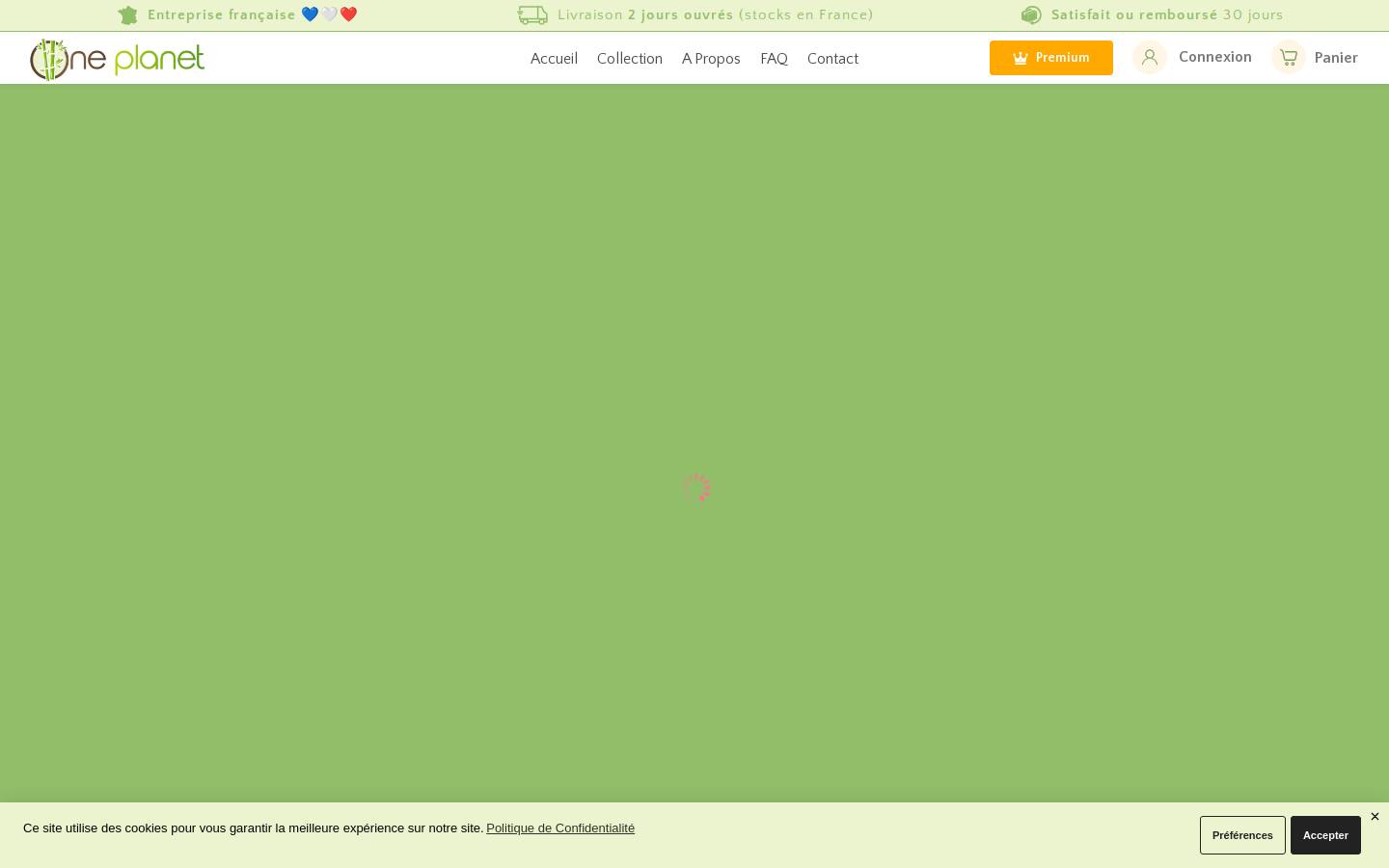 One Planet - Brosse NANO homepage screenshot