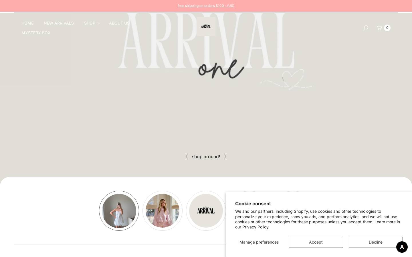 onearrival.com homepage screenshot