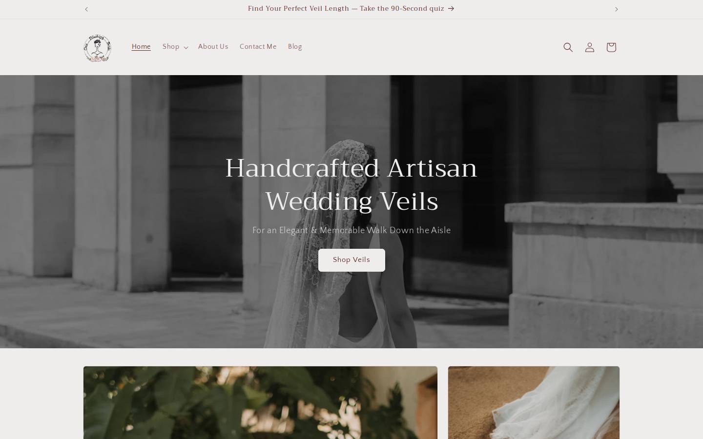 oneblushingbride.com homepage screenshot