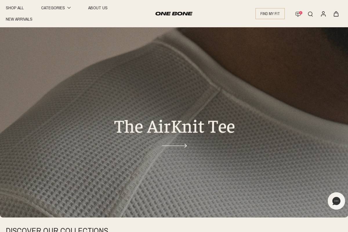 ONE BONE homepage screenshot