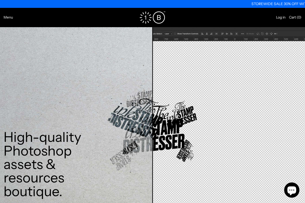 One Click Boutique Store homepage screenshot