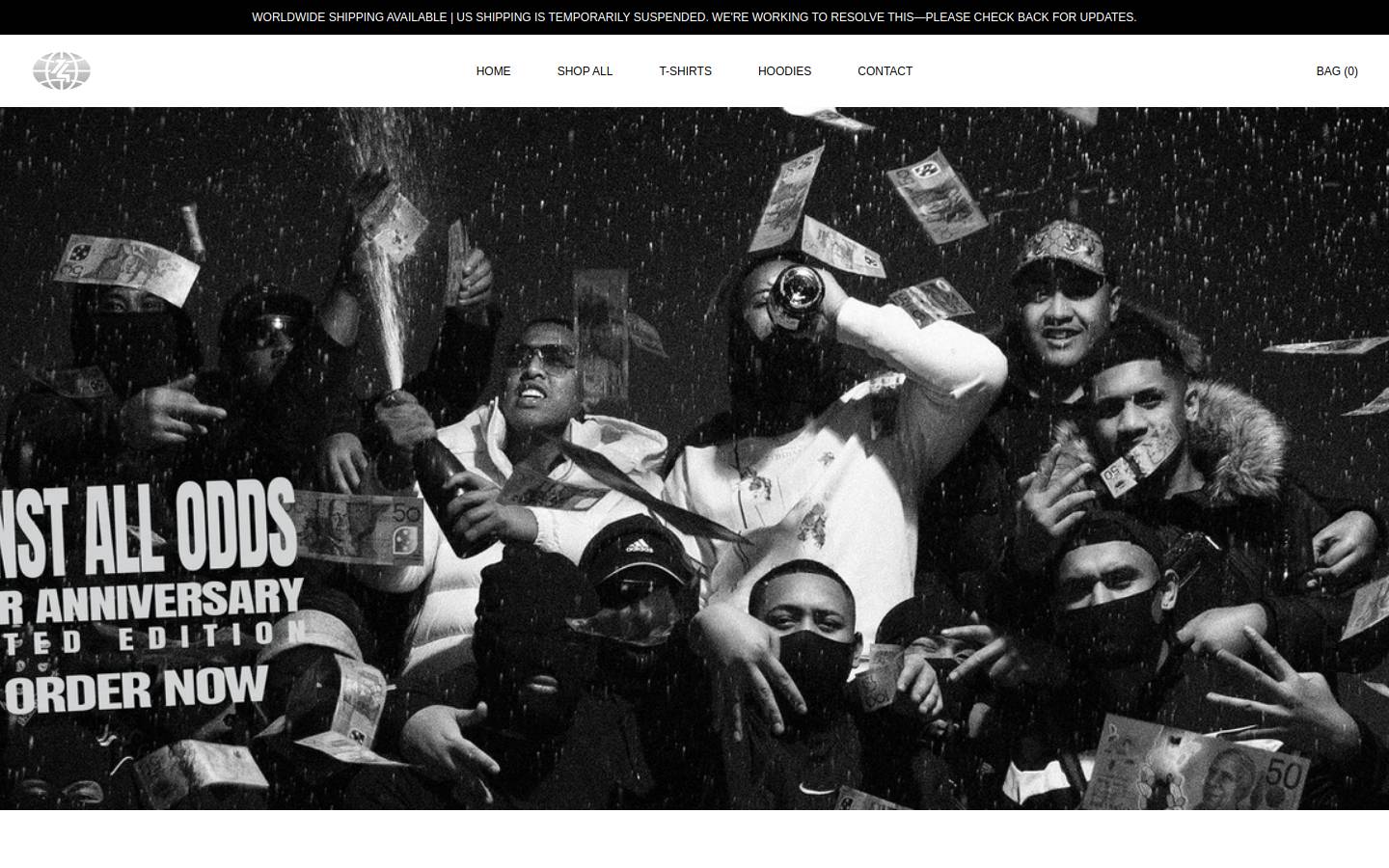 onefour.store homepage screenshot