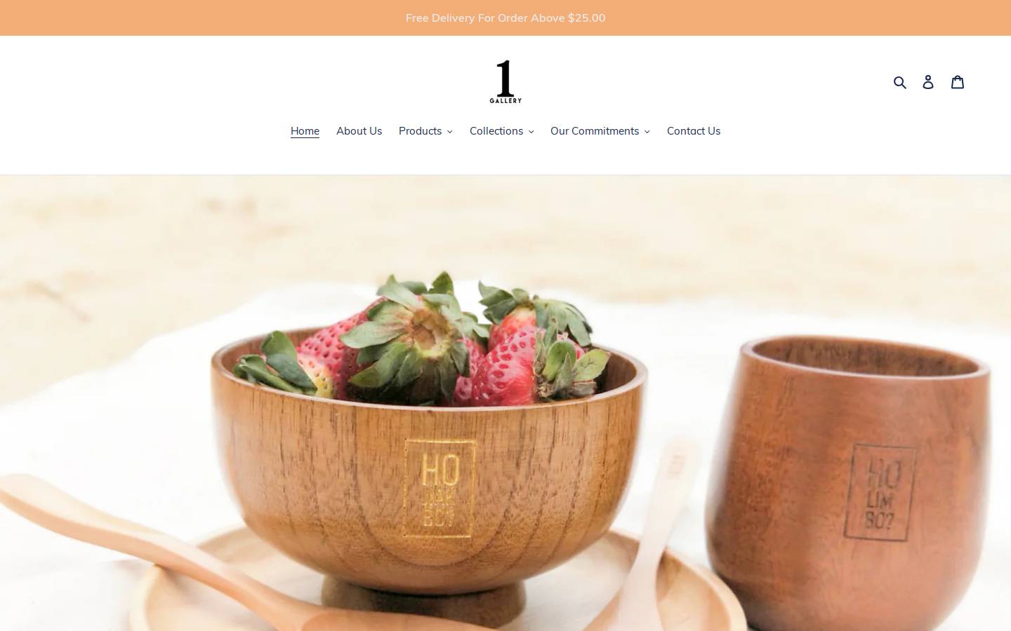 onegallery.sg homepage screenshot