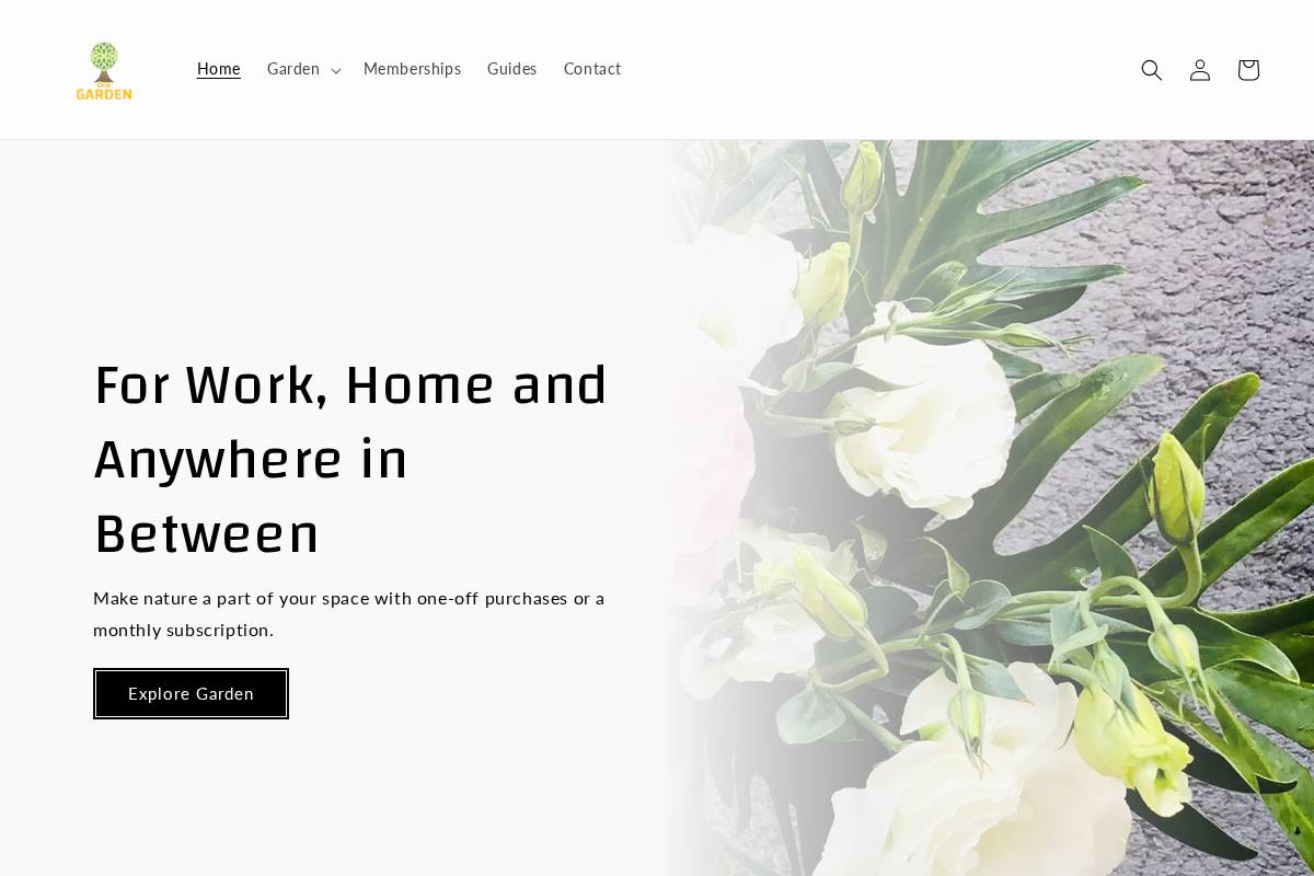 onegarden.com homepage screenshot