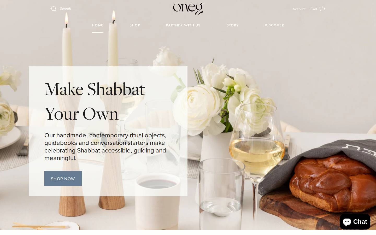 oneghome.com homepage screenshot