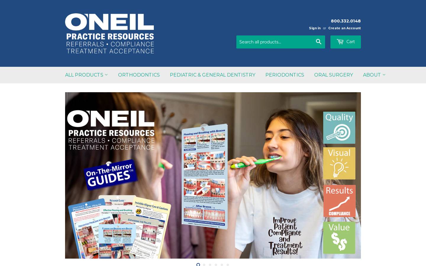oneilandassociates.org homepage screenshot