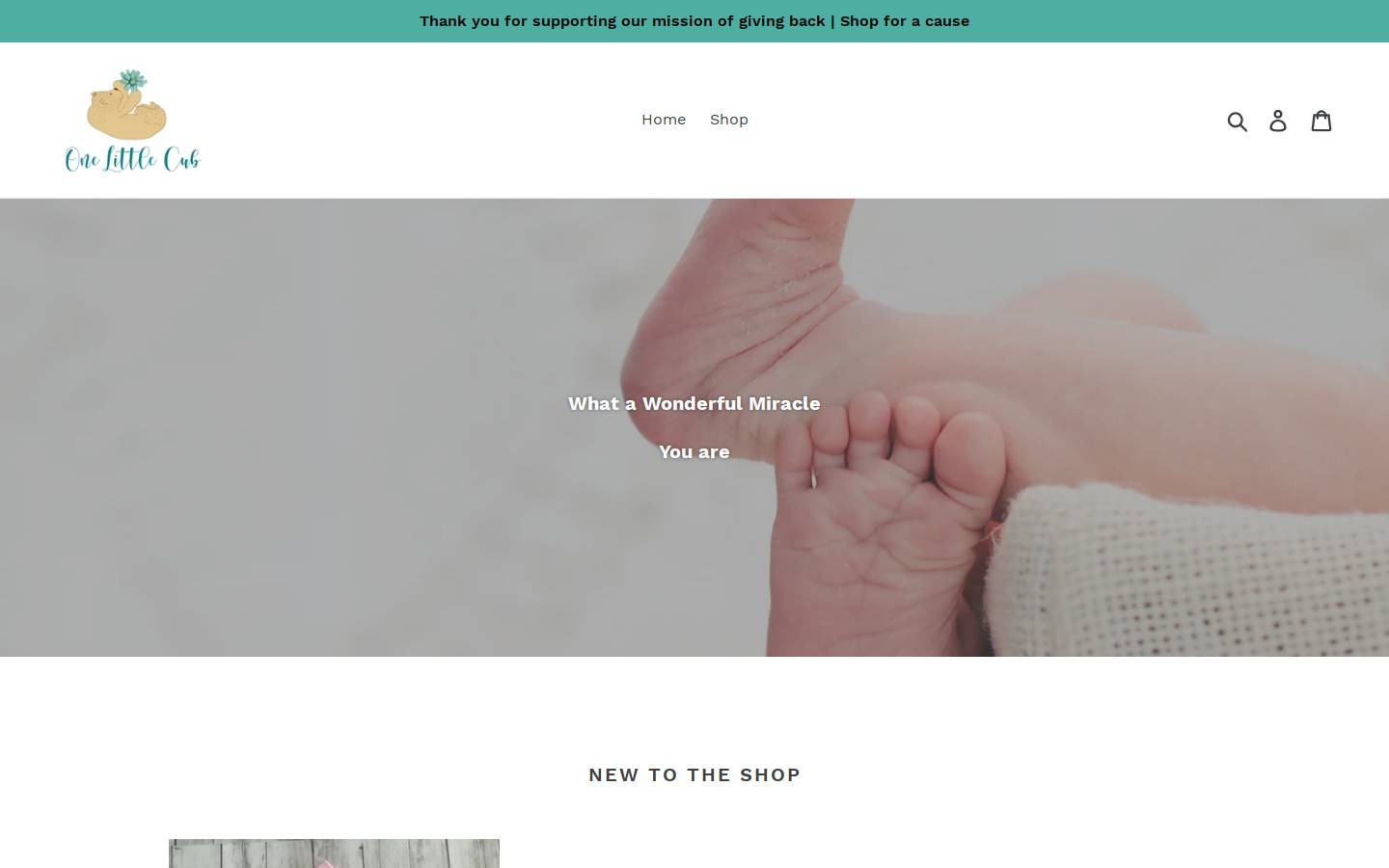 onelittlecub.com homepage screenshot