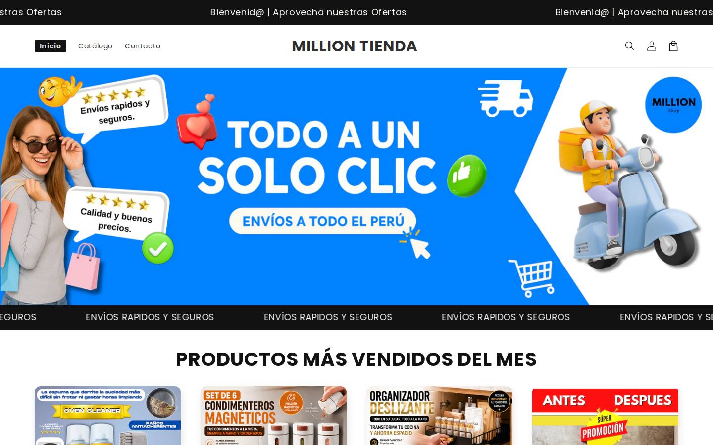 onemill1on.com homepage screenshot
