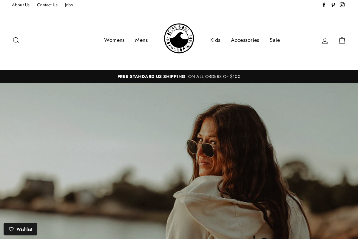 oneoceanoneloveshop.com homepage screenshot