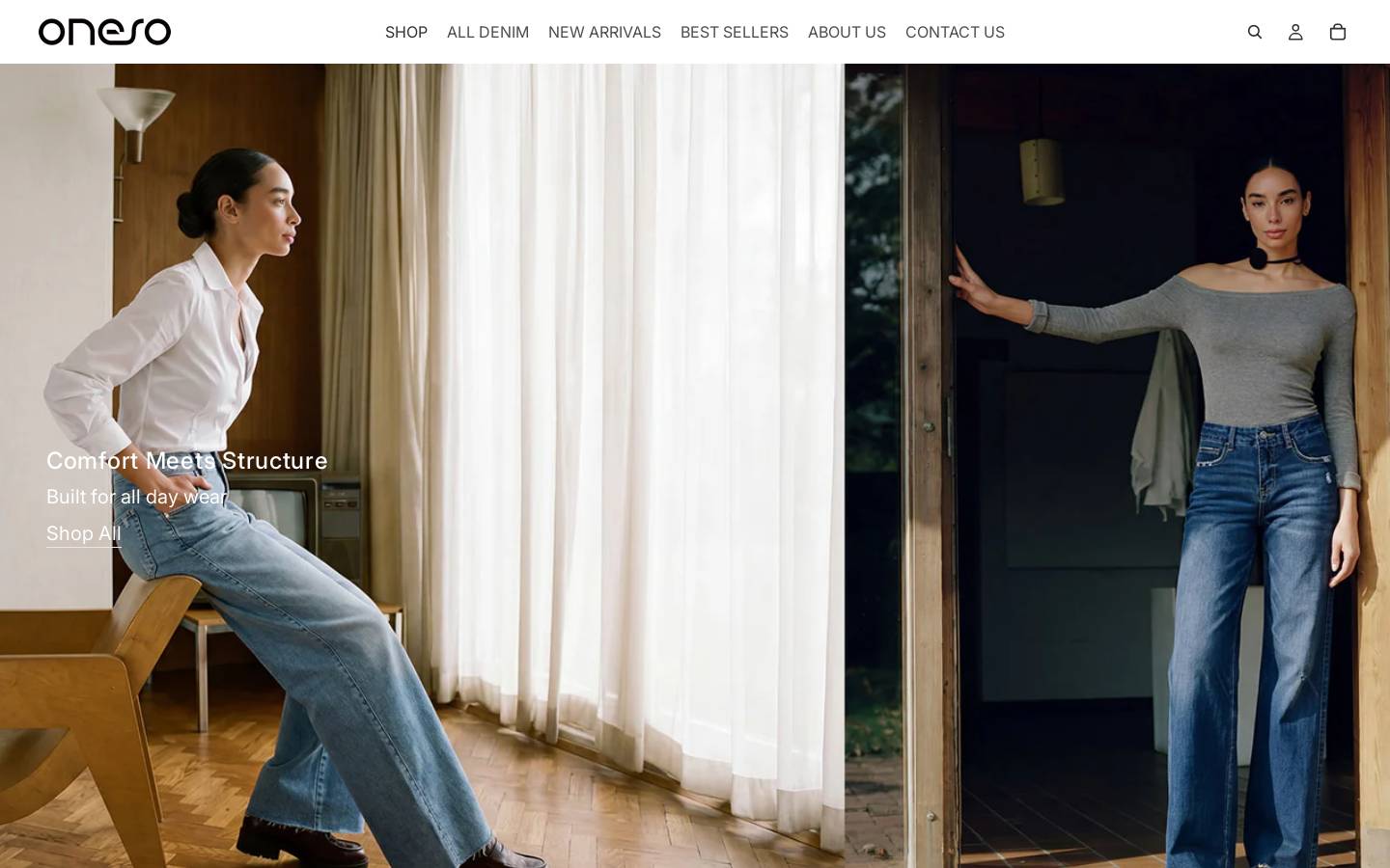 oneso.com homepage screenshot