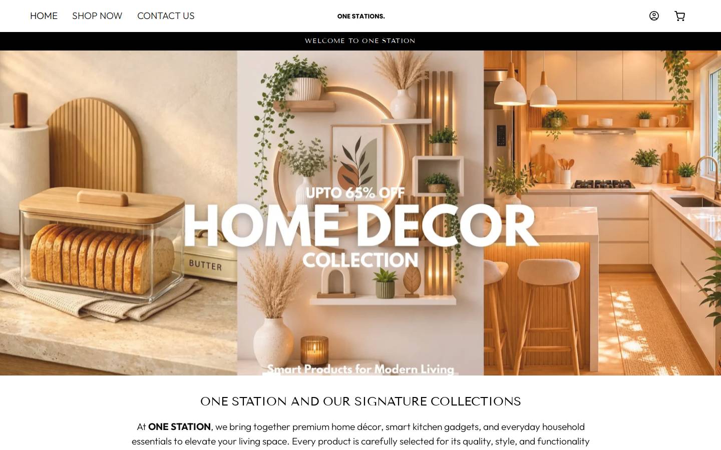 onestations.com homepage screenshot
