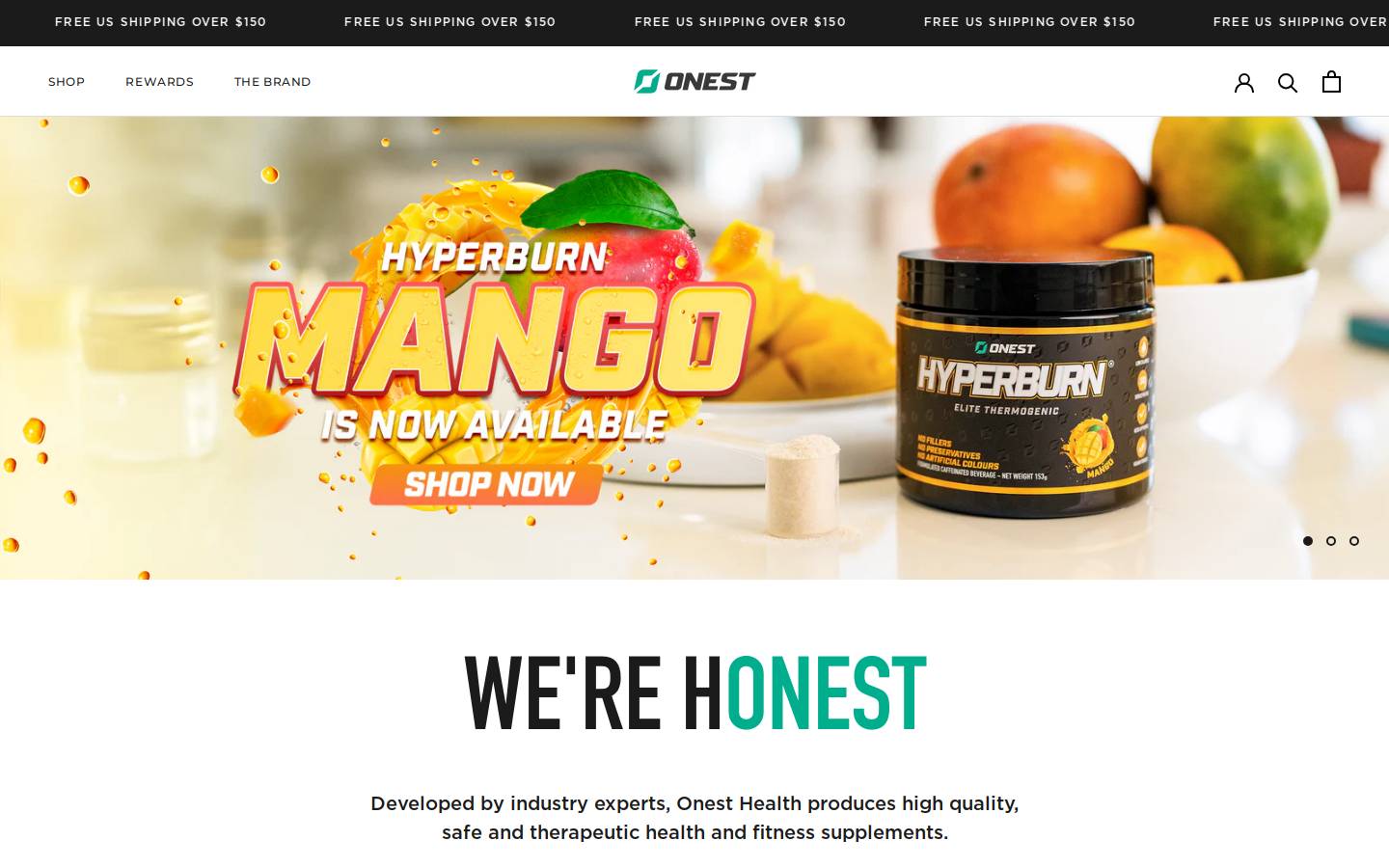 onesthealth.com homepage screenshot