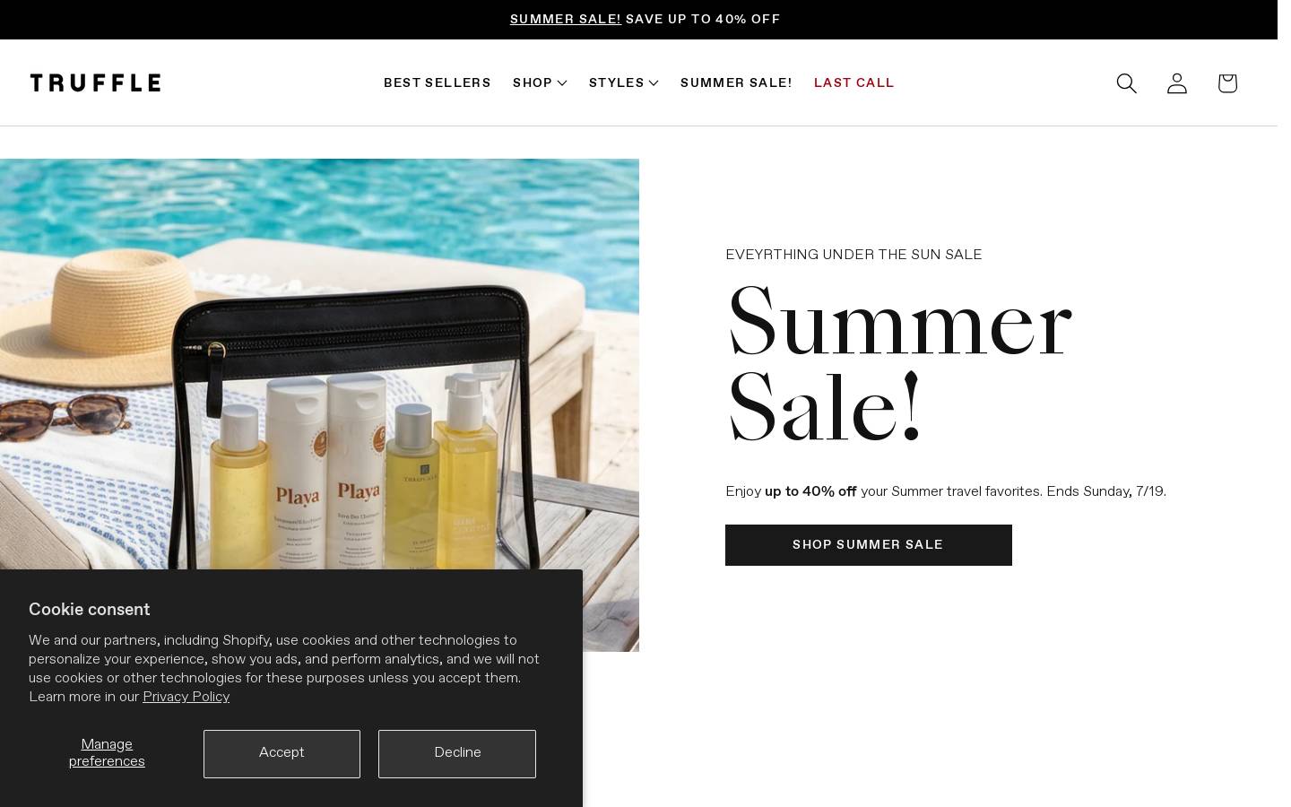onetruffle.com homepage screenshot