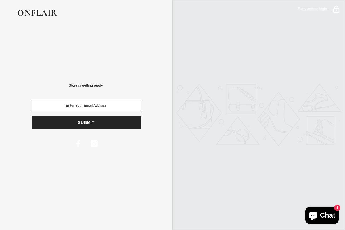 onflair.com homepage screenshot
