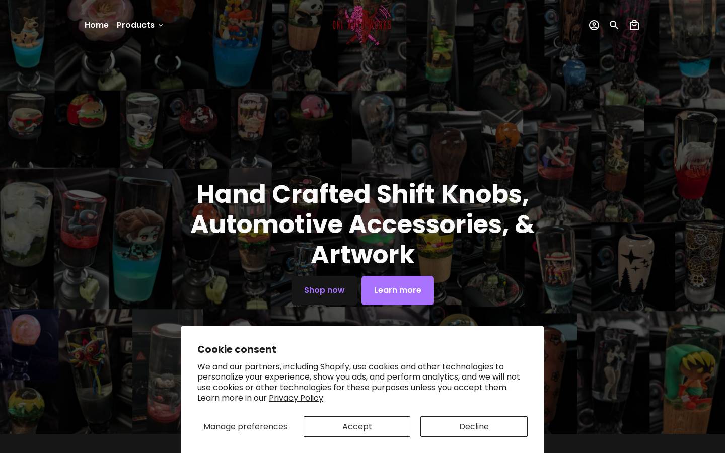 oniautoworks.com homepage screenshot