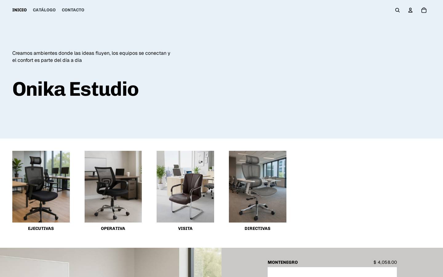 onikaestudio.com homepage screenshot