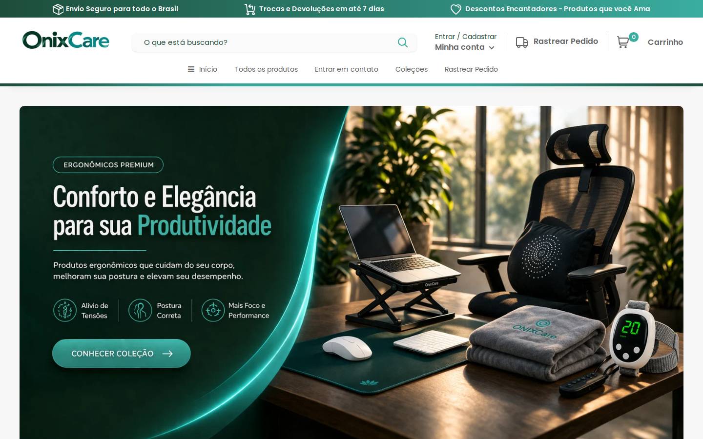 onixprime.com.br homepage screenshot