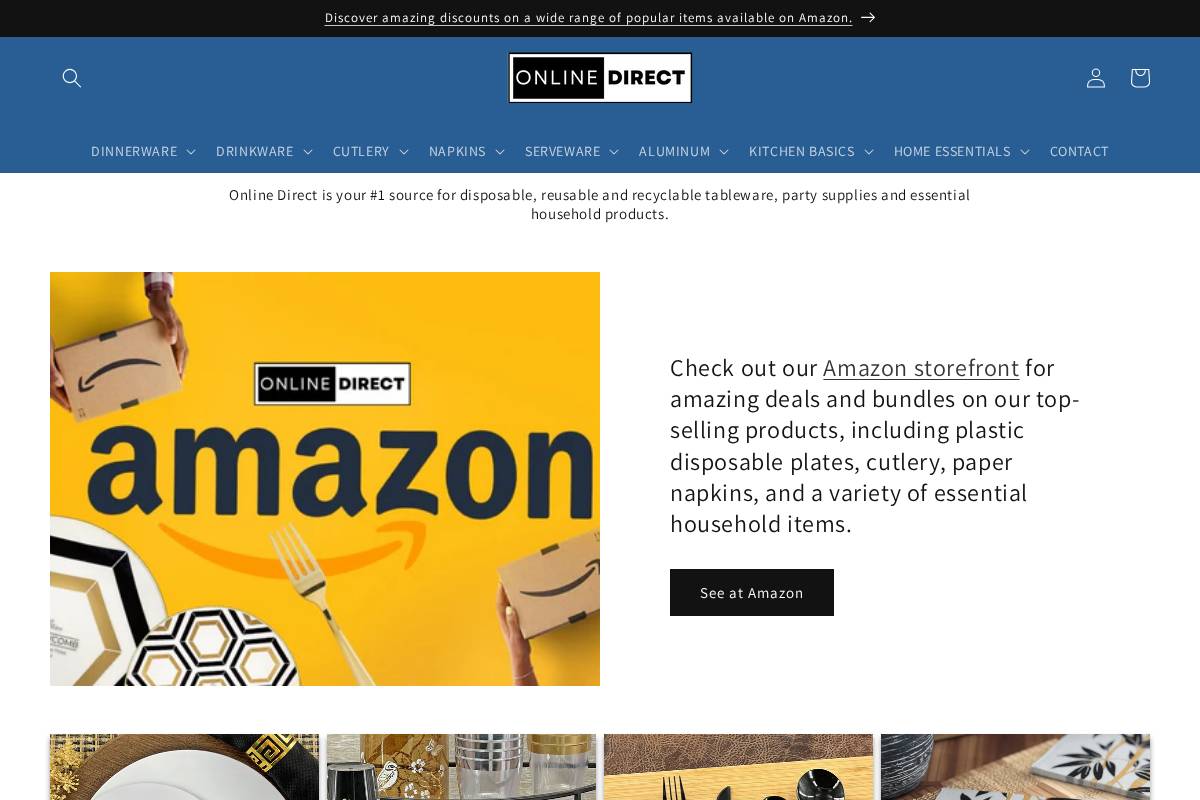 onlinedirectinc.com homepage screenshot