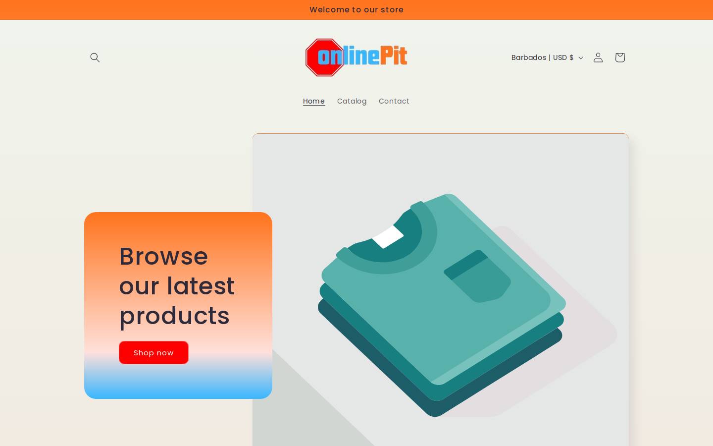 onlinepit.com homepage screenshot
