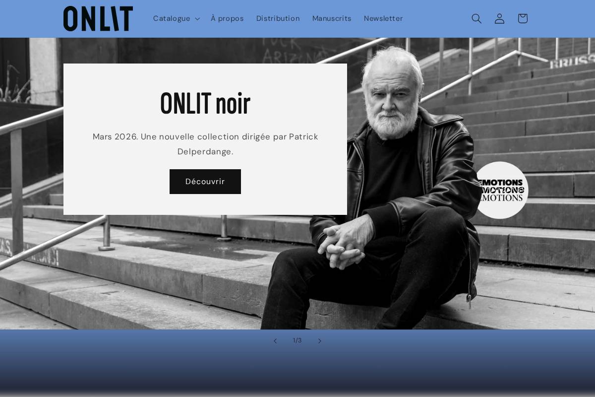 onlit.net homepage screenshot