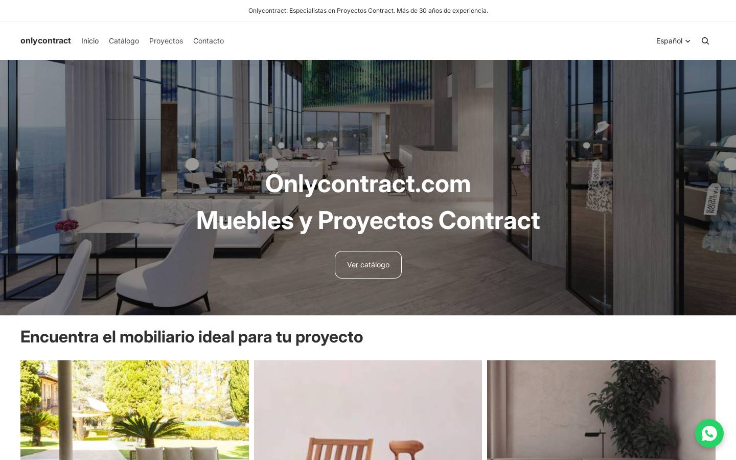 onlycontract.com homepage screenshot