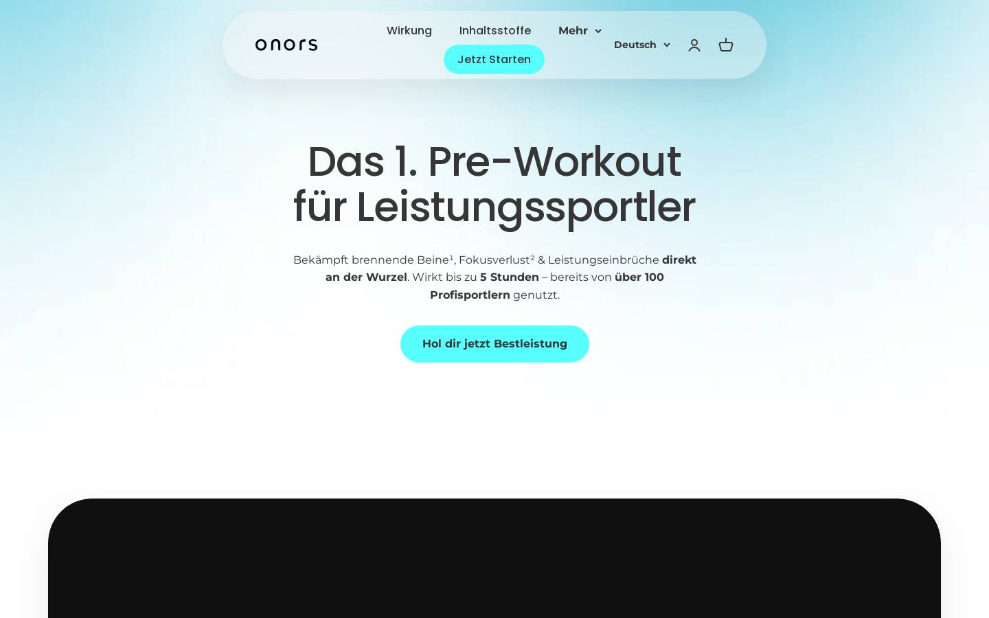 onors.com homepage screenshot