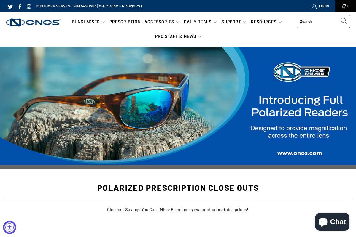 ONOS homepage screenshot