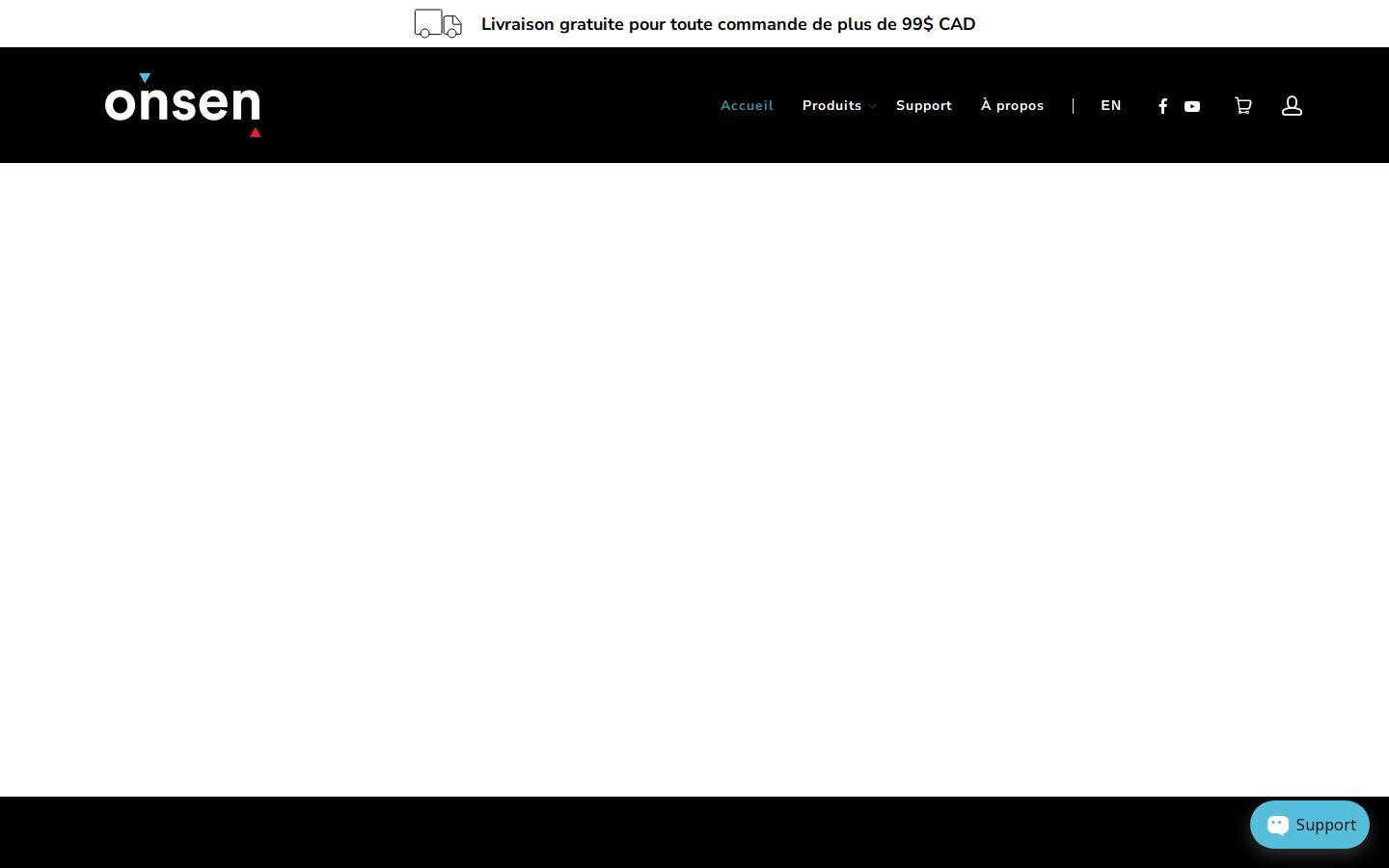 onsenproduits.com homepage screenshot