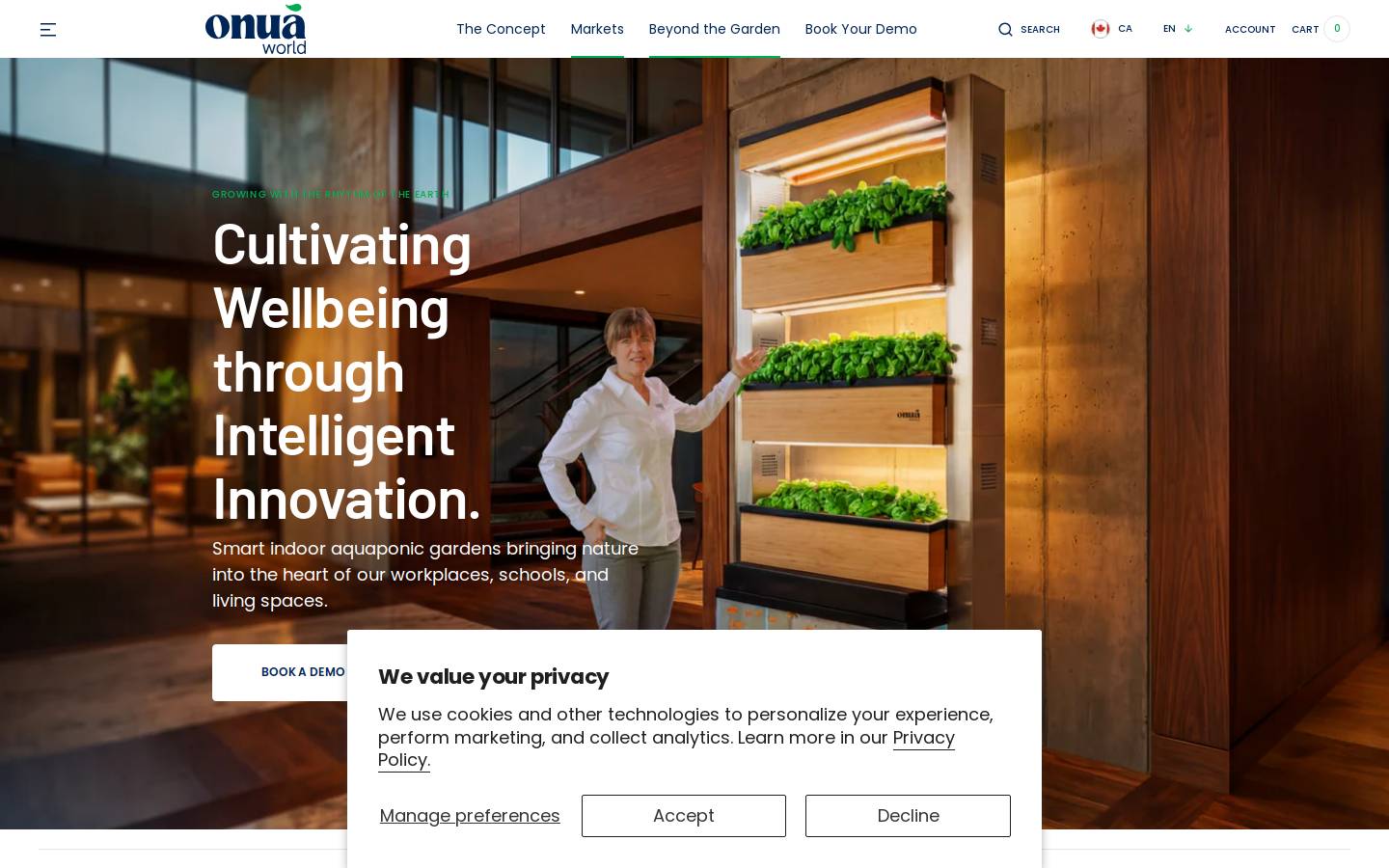 onuaworld.com homepage screenshot