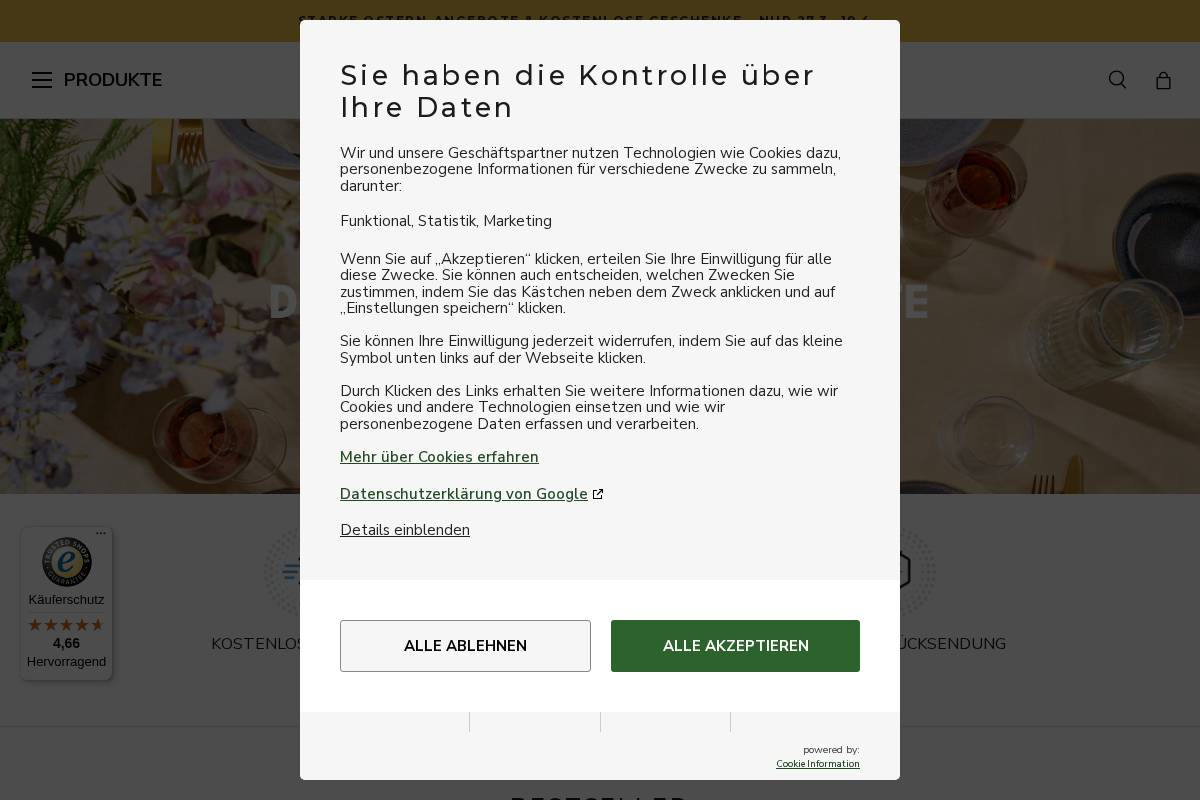 ONYX Cookware homepage screenshot